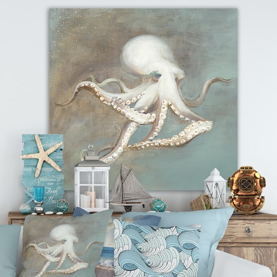 Designart - Octopus Treasures from the Sea